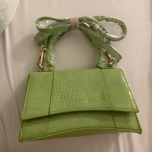 Miss Lola sage green purse NWT